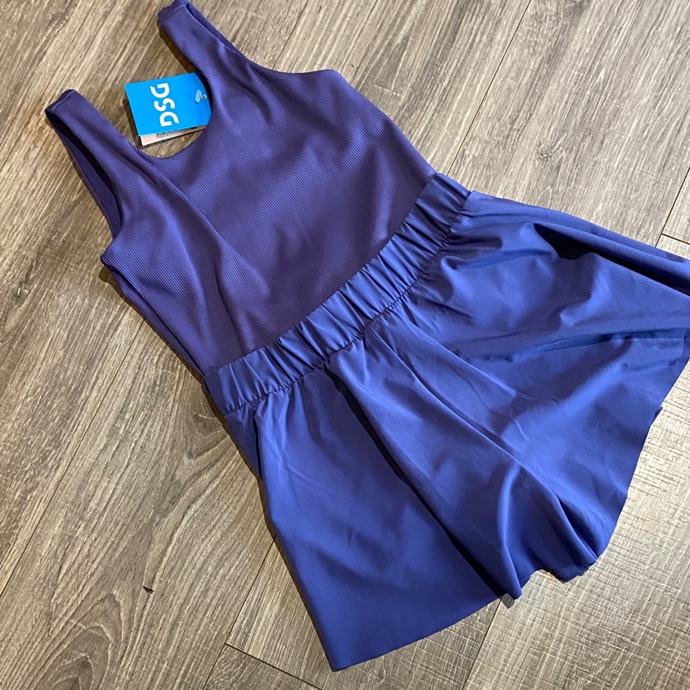 DSG Kids Indigo Blue Purple Fashion romper